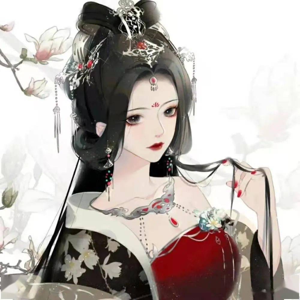 古风美女头像丨我心里有一簇迎着烈日而生的花,比一切美酒都要芬芳