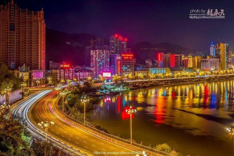 震撼文明三明夜景美如画