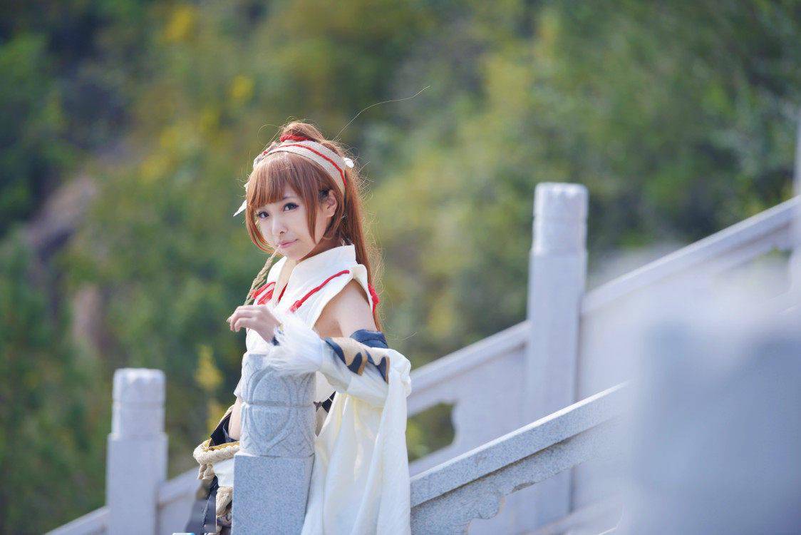 《剑侠情缘三》朔雪丐萝cosplay 烟雨行我们走!