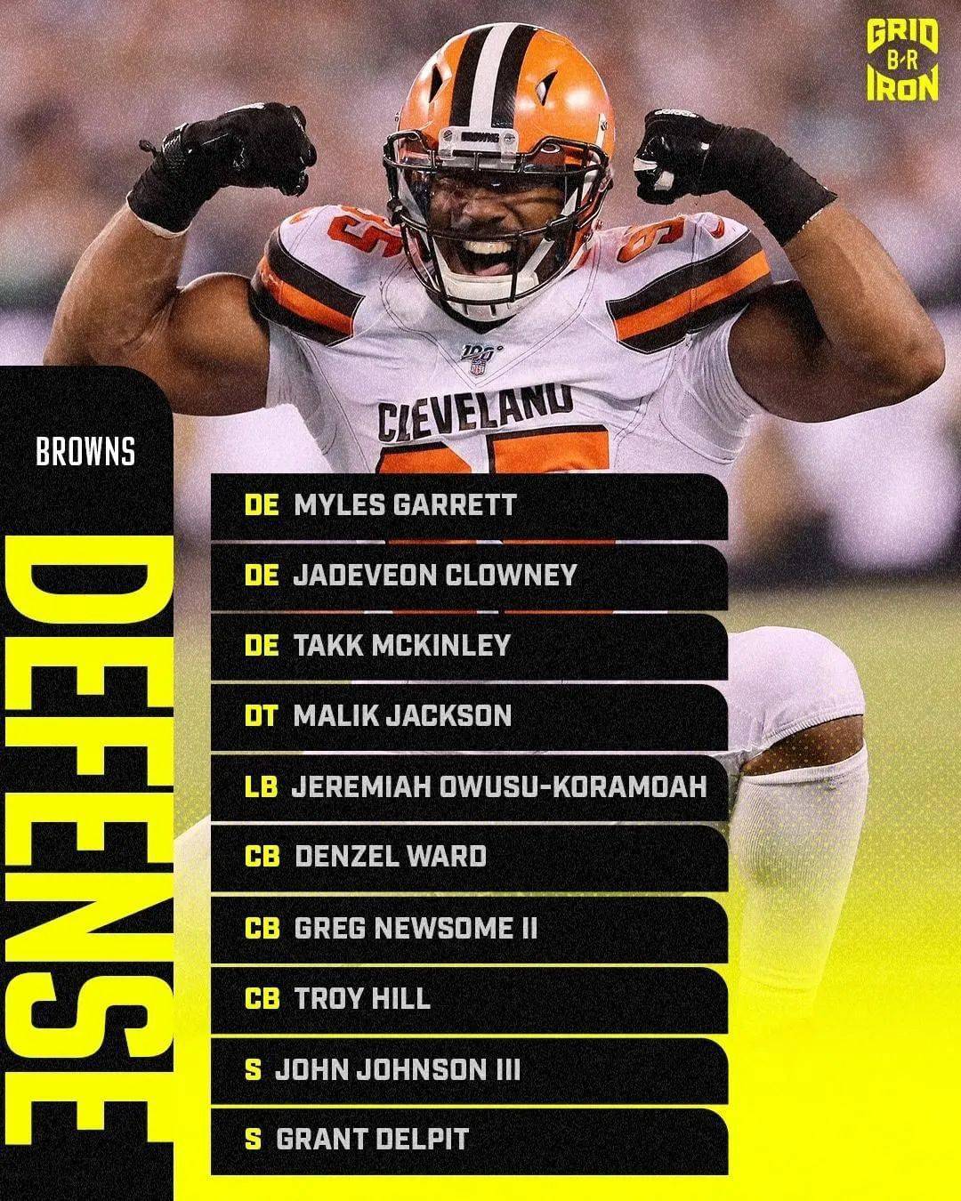 nfl的球队们祝你们好运能在布朗手上达阵吧