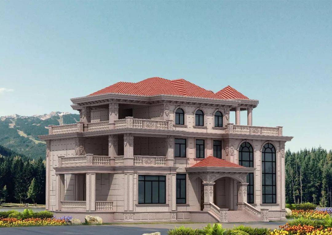 福建特产石材别墅外墙超豪华