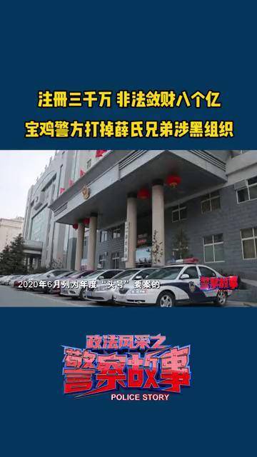 注册三千万非法敛财八个亿宝鸡警方打掉薛氏兄弟涉黑组织