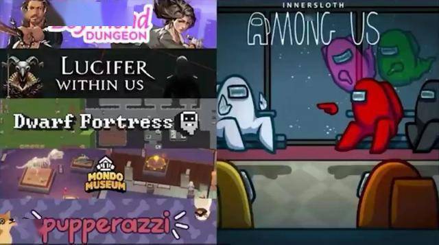 我们做了一款叫做《among us》的游戏,还有一款游戏叫《the henry