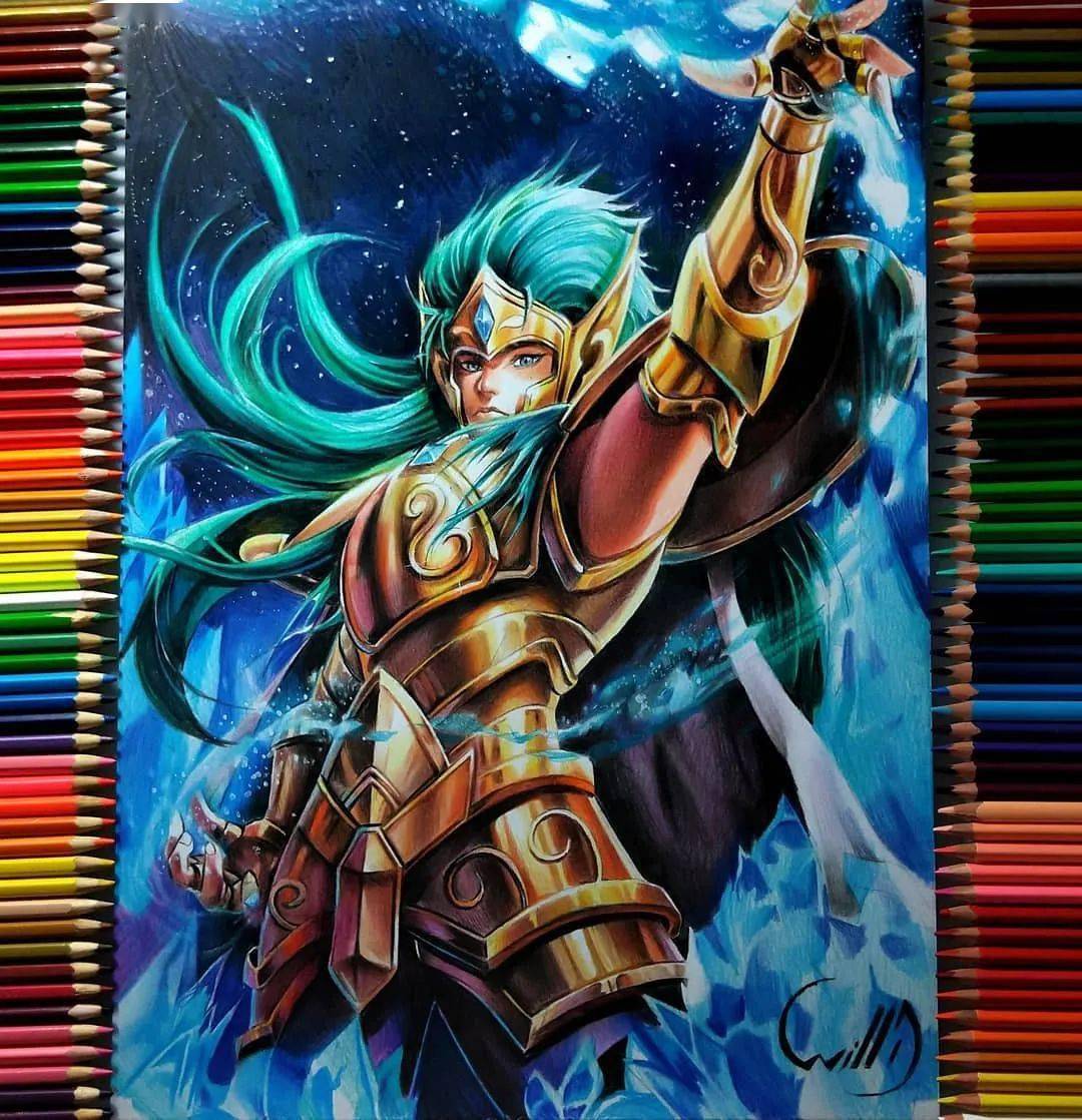 彩铅只能画超写实动漫照样香饽饽