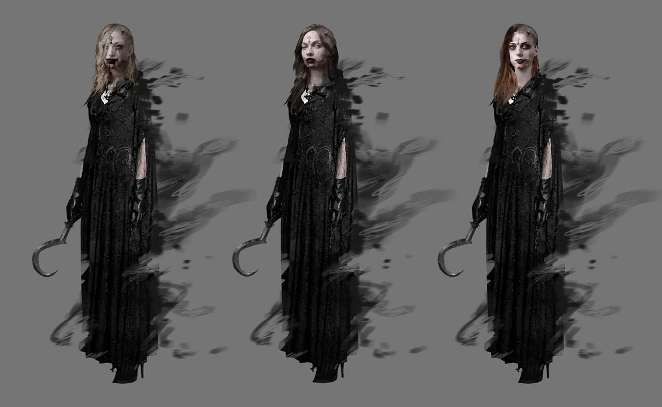 生化危机8 概念设计图欣赏吸血鬼母女好棒呀 游戏