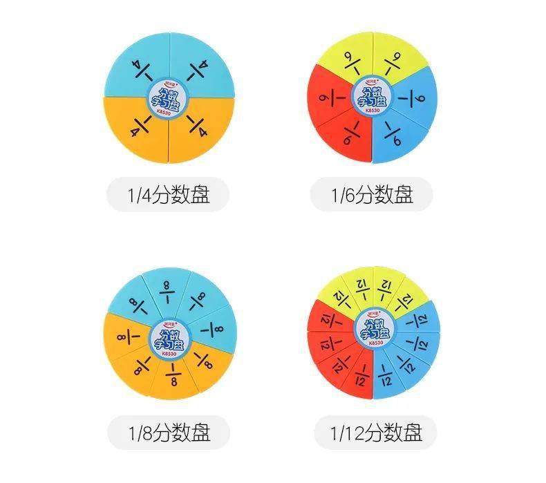 就可以直观地理解分数的大小,认识整体的几分之几等多个知识点,很方便