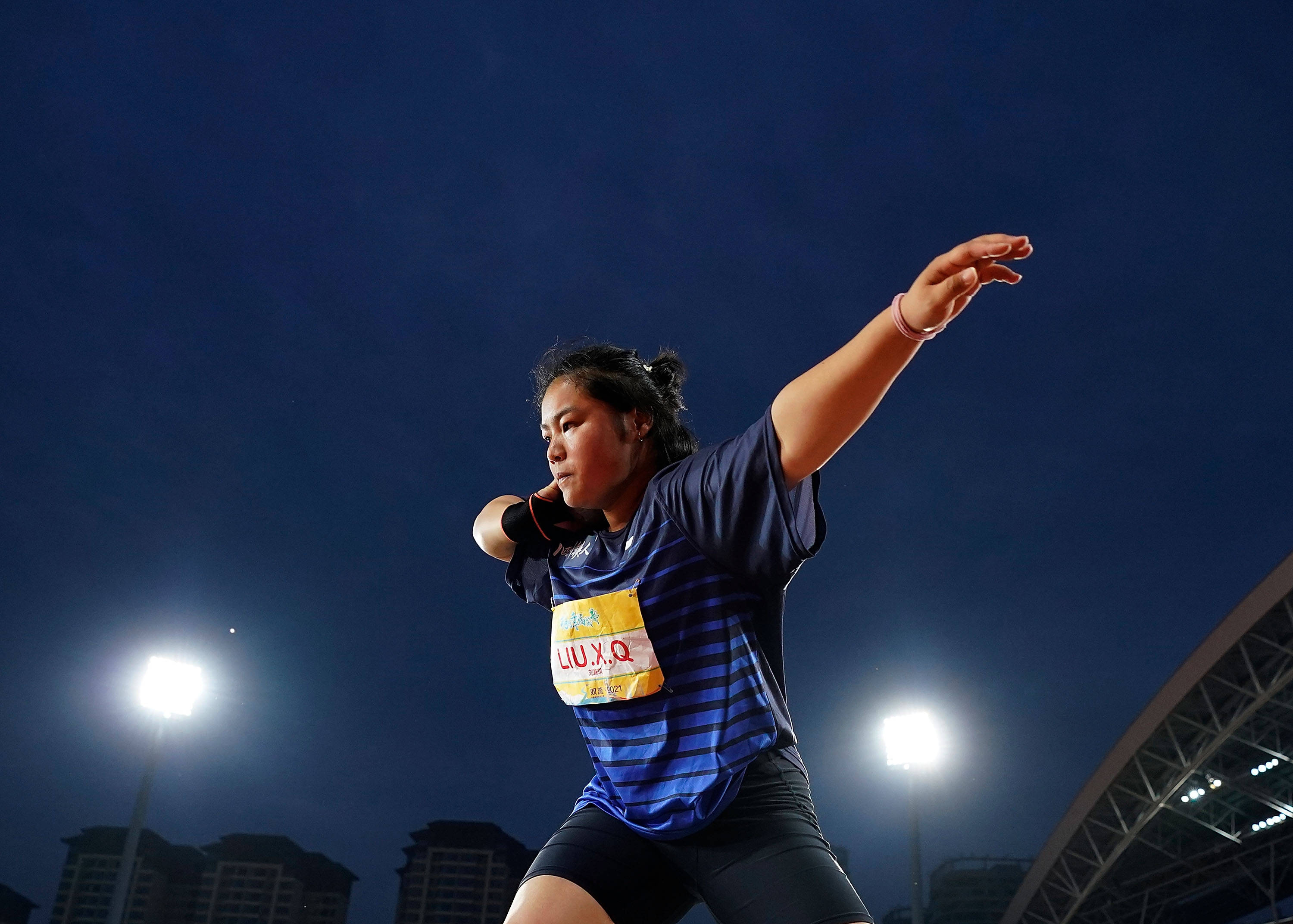 田径——"相约幸福成都"田径邀请赛:女子铅球决赛赛况