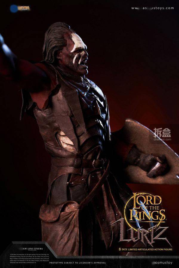 asmustoys指环王魔戒强兽人鲁兹8寸半可动人偶