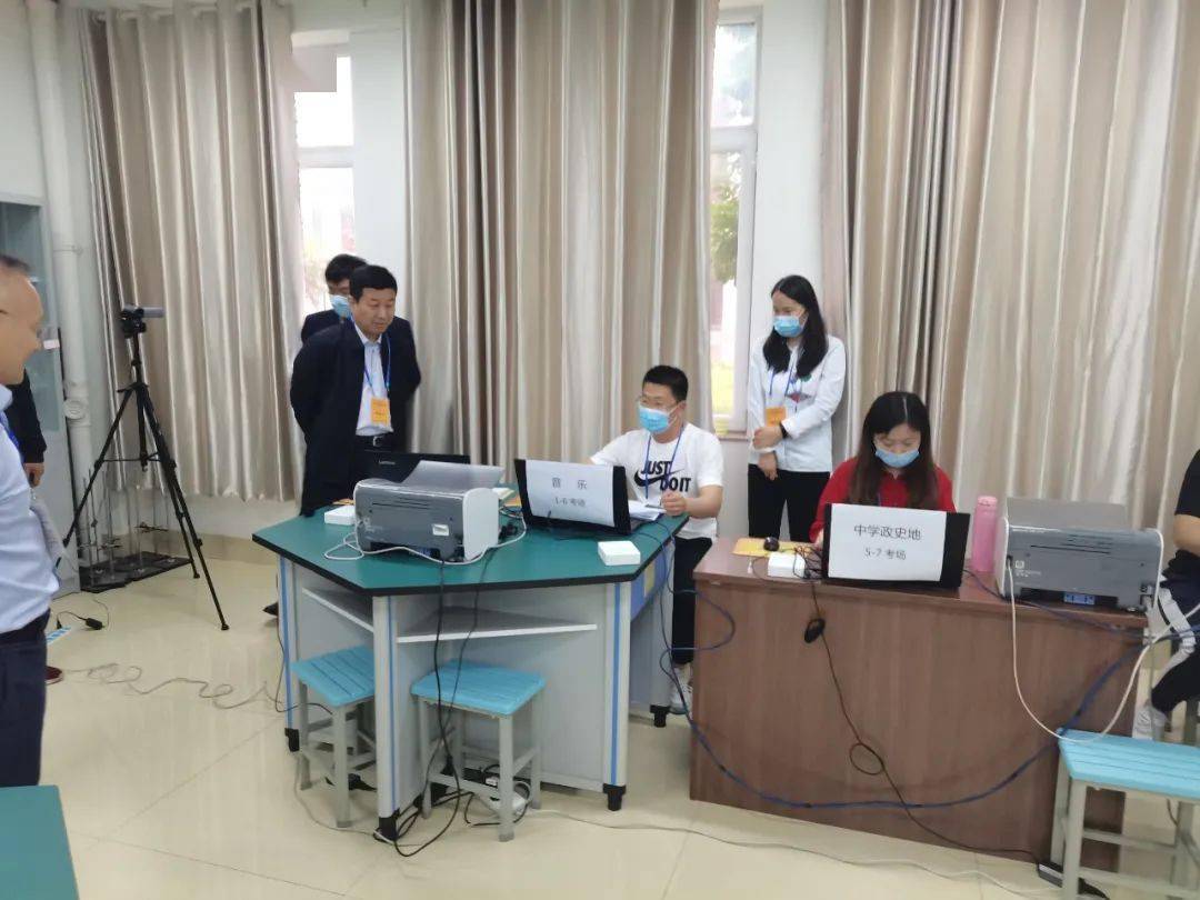 孙英涛巡视2021年上半年教师资格考试面试工作