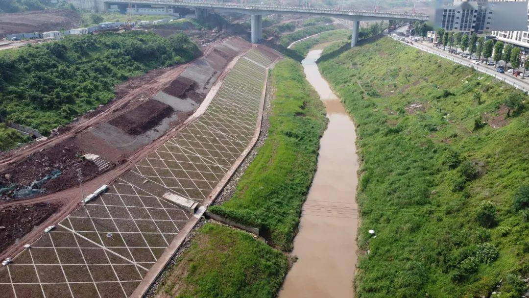 河岸线项目中巴南区水利局在开展中小河流整治近年来部分河段水质下降