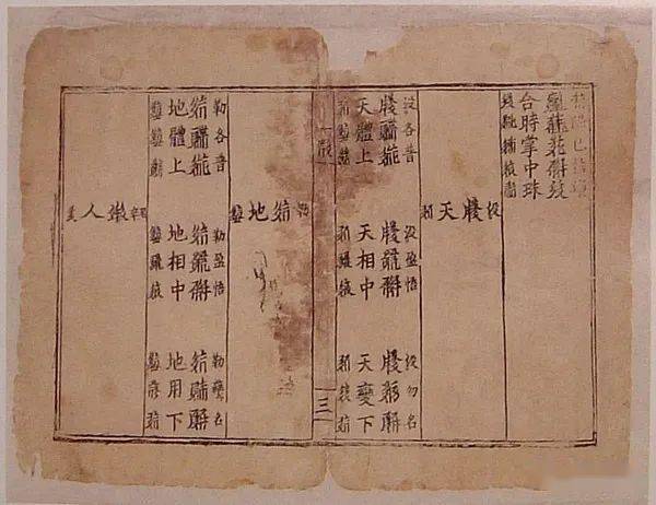 汉文音意的合璧辞书,相当于西夏文,汉文对音字典,为当时西夏境内流传