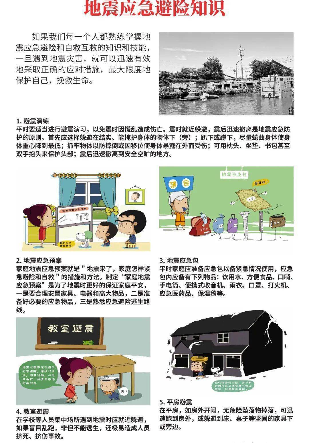 地震应急避险知识