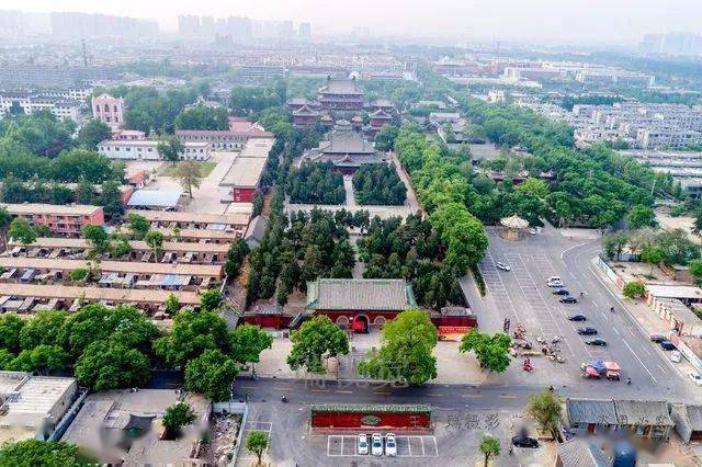 隆兴寺|双株古槐夫妻树 1600年姻缘_正定县