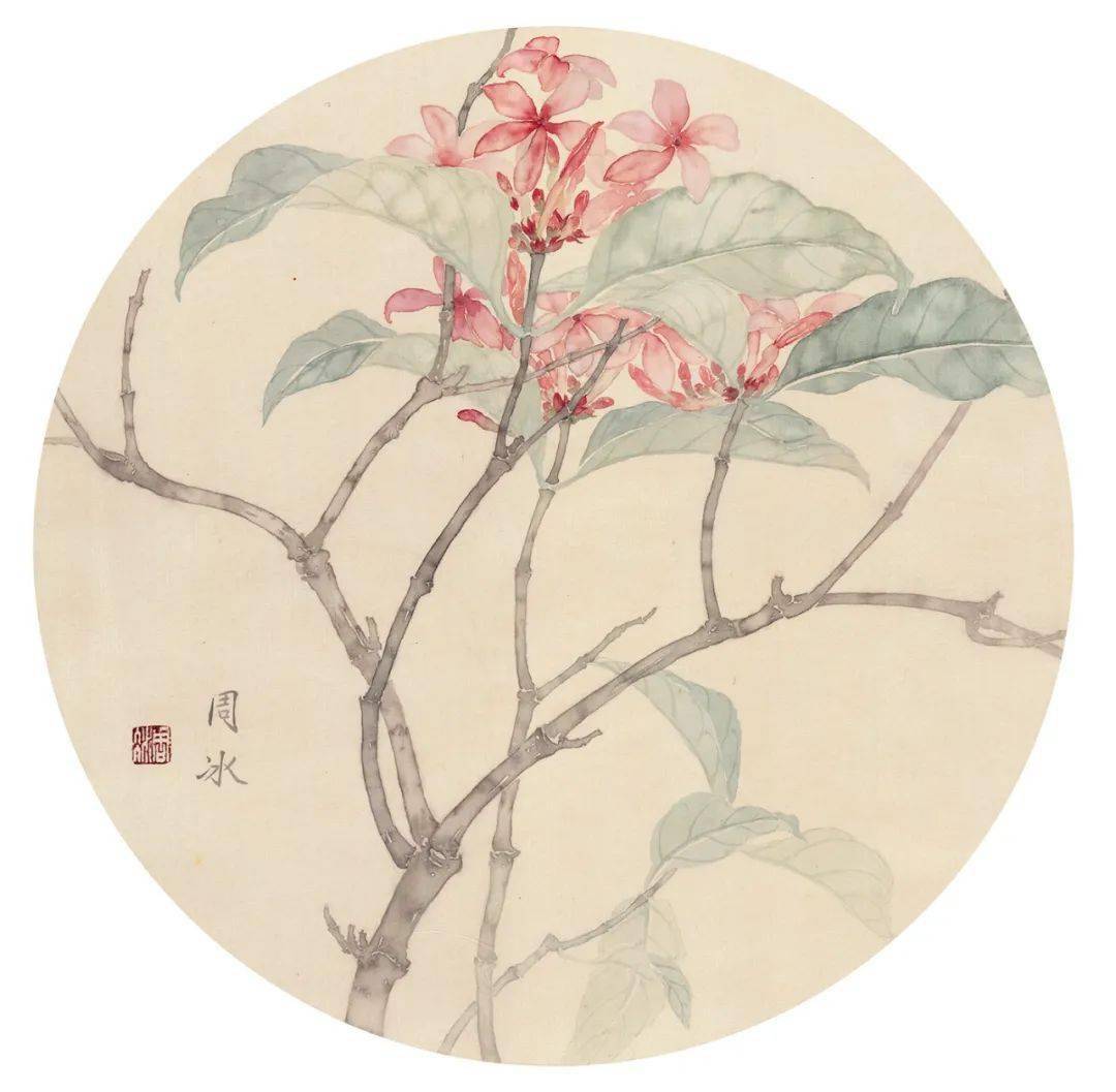 金尚艺讯十年磨一剑周冰没骨花鸟画作品展在湖南长沙隆重开幕