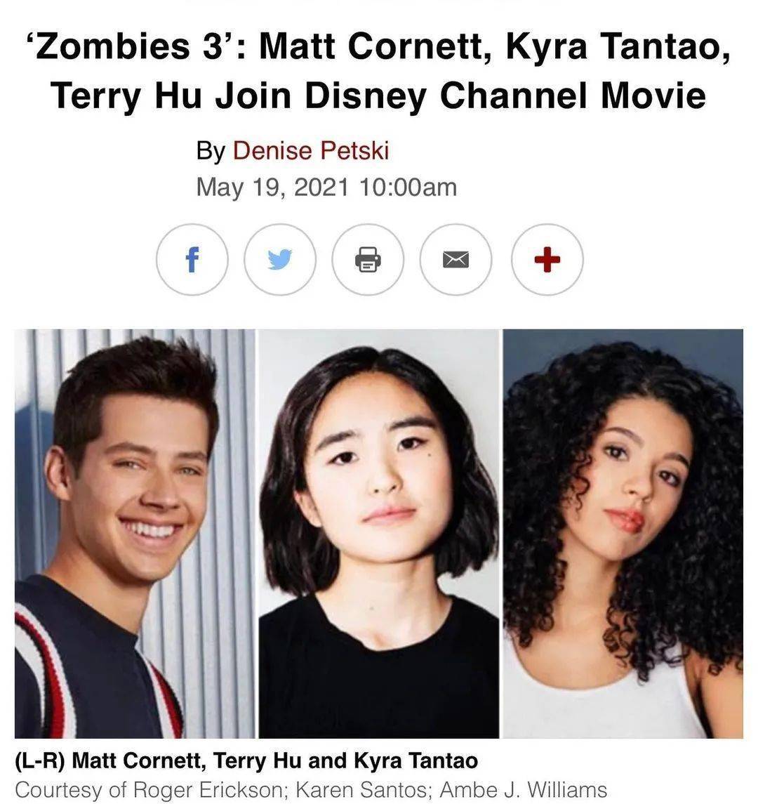 男主为迪士尼热捧小生matt cornett,女主是迪士尼签约华人女星terr