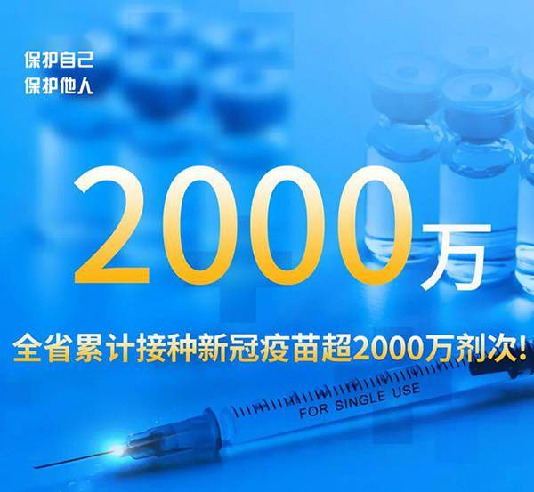 安徽省新冠病毒疫苗接种突破2000万剂次