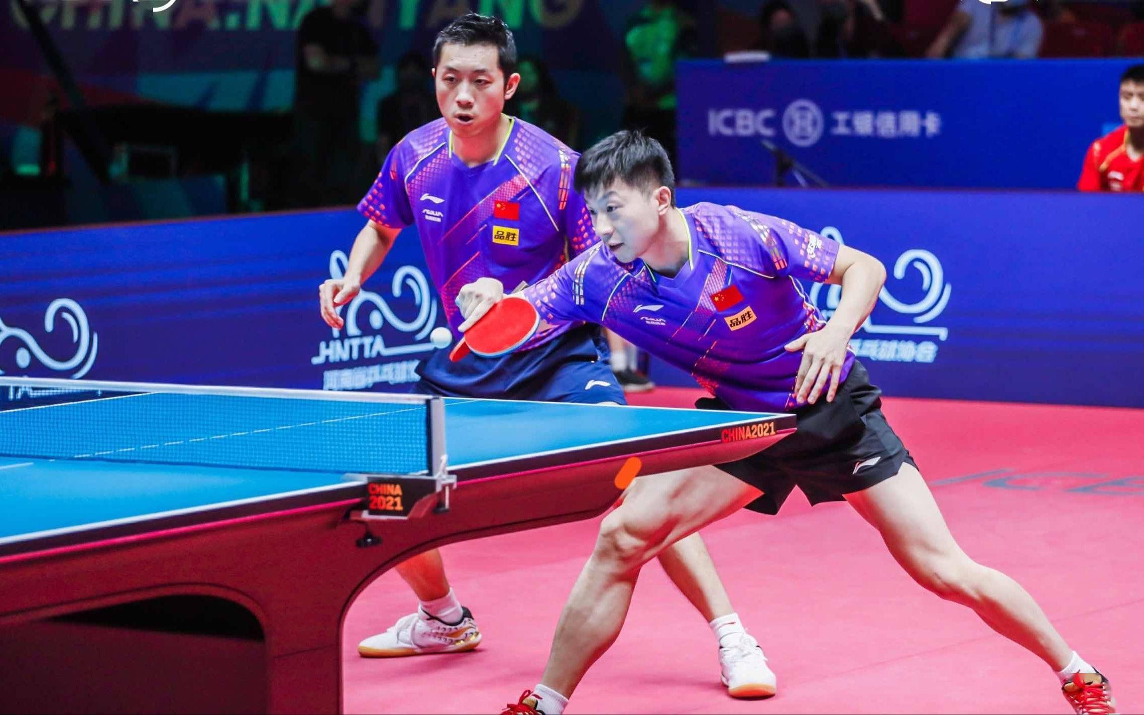 模拟赛冠军不足喜,马龙/许昕目标"练得精"