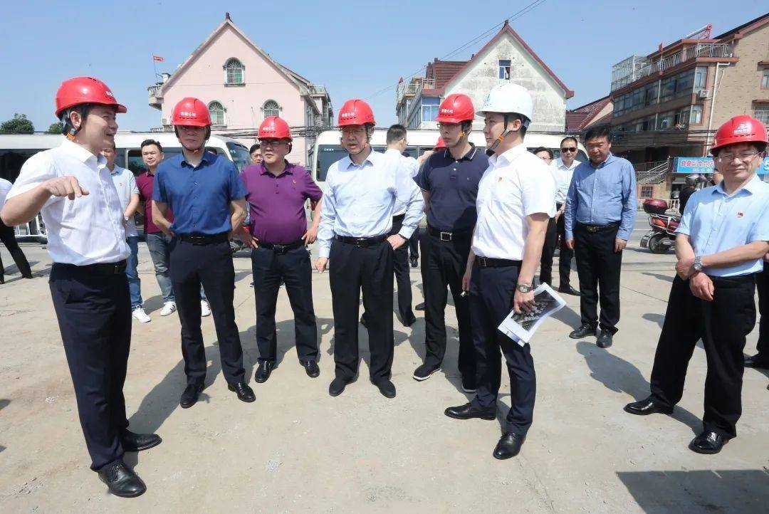 今天,嘉善县委副书记,县长徐鸣阳带队对嘉善重点民生工程建设情况进行