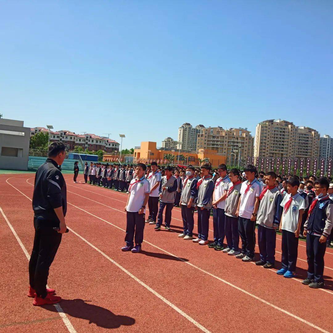 崂山区育才学校防震减灾应急疏散演练