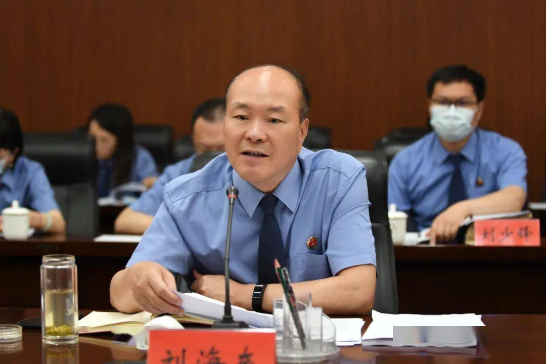 河南省教育整顿第一指导组组长张生起一行到郑州市人民检察院调研