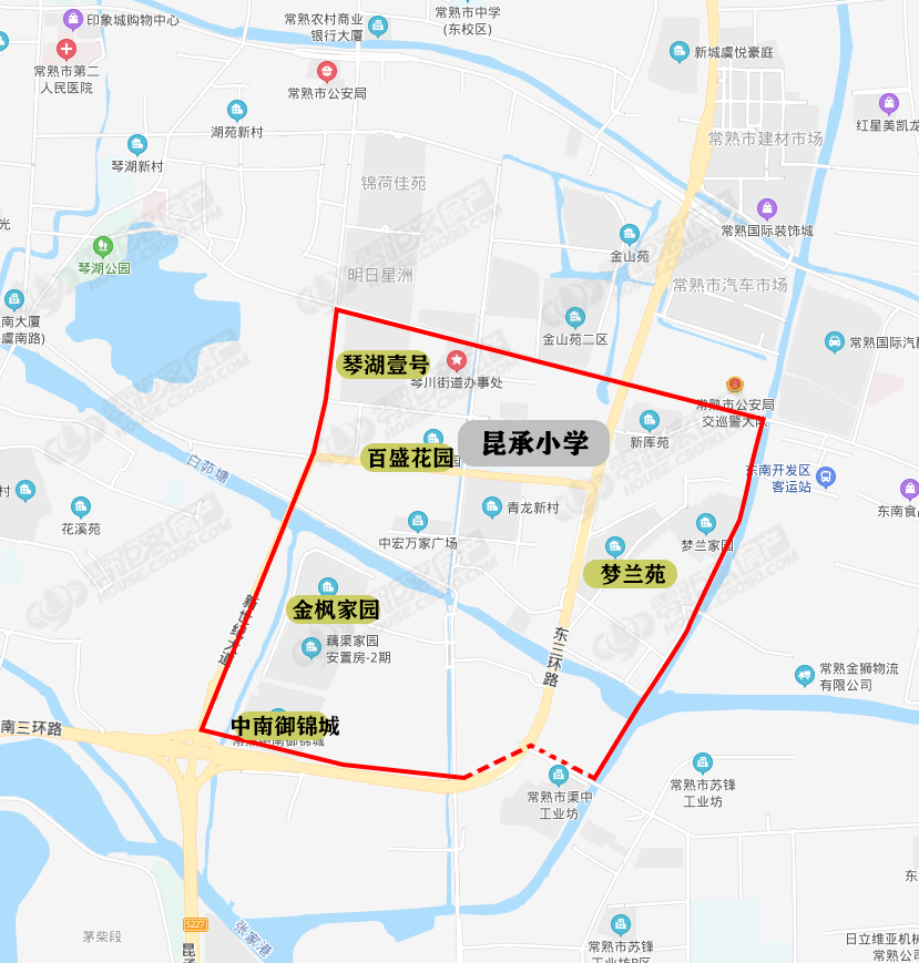 重磅2021年常熟施教區劃分超詳細版本附30學校施教區劃分圖