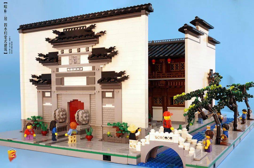用乐高拼出绝美中国风建筑,他的作品里,藏的都是家乡记忆..._宁波
