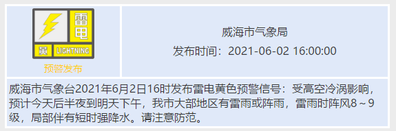 山东将迎冰雹,强降水!威海发布最新预警