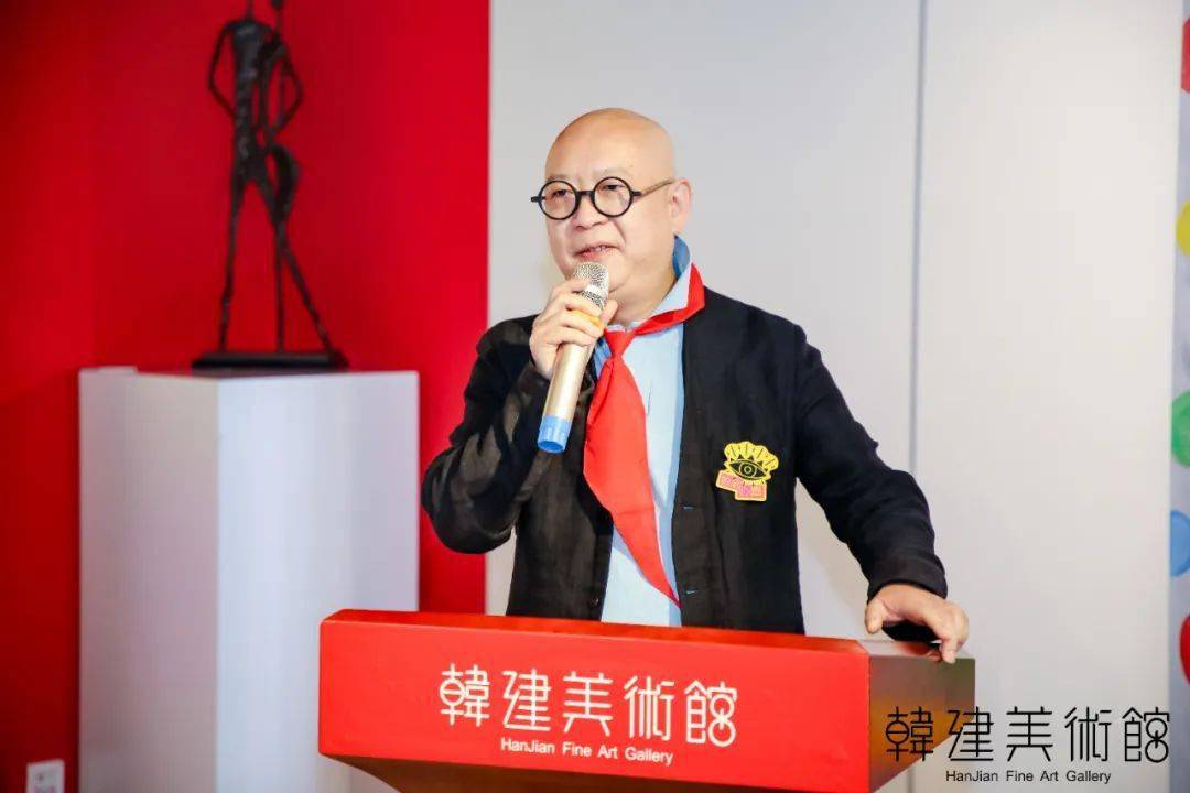 "捡漏艺术节"主办方韩建美术馆馆长聂继军先生发言"捡漏艺术节"主办