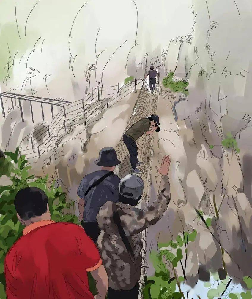 真绘玩来看一看手绘师笔下的五指山市吧