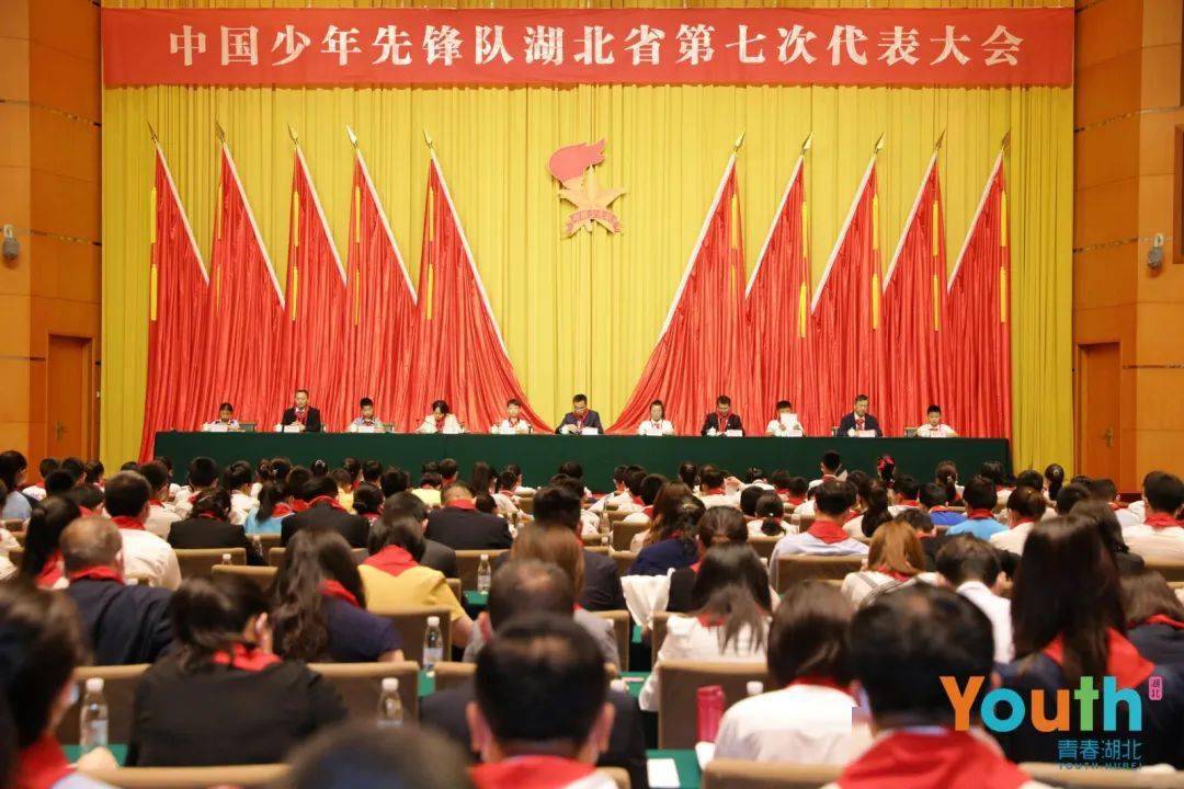 红色精神照亮红领巾前行湖北省第七次少代会闭幕