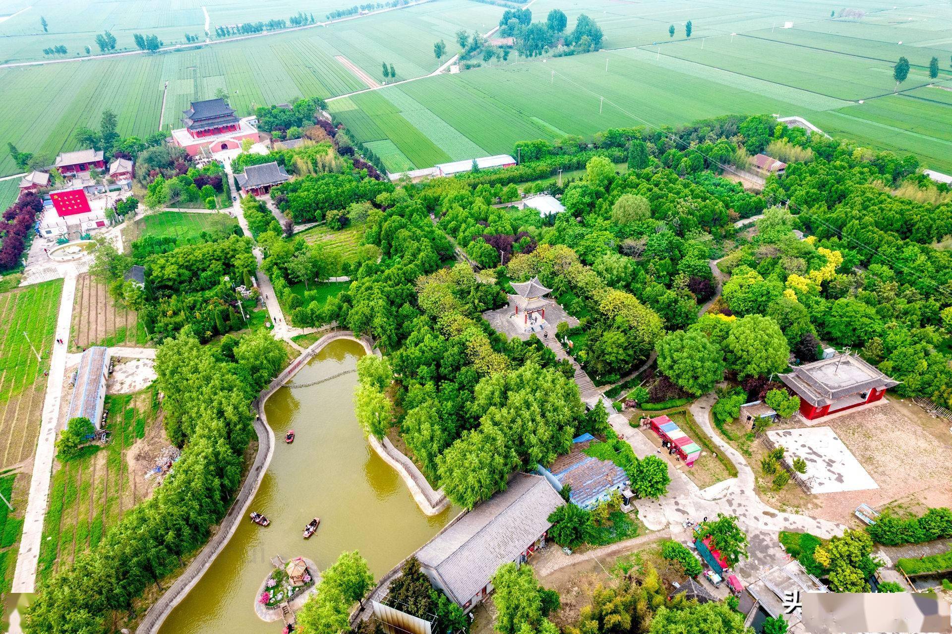 隋唐风云之瓦岗寨:要创4a级景区了,大疆air2s无人机带你瞧瞧