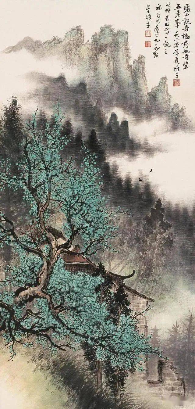 八雅轩丨艺术经典岭南画派黎雄才的山水气势恢宏雄健秀茂自具风貌