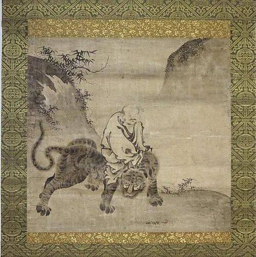 《西王母》狩野元信元信的出现,决定了以往具有多种可能的汉画日本画