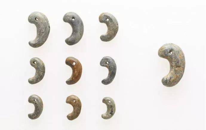 勾玉,日本熊本県玉名郡菊水町江田船山古坟出土, 勾玉,日本福岛県相马