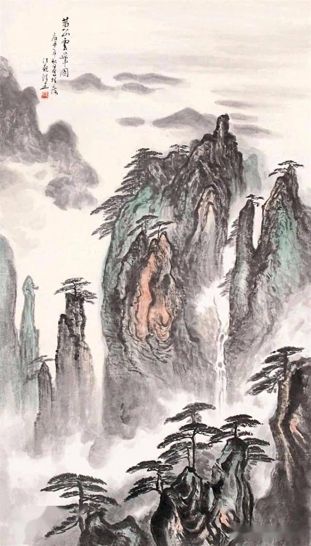 艺术的万水千山汪观清山水画作品赏析