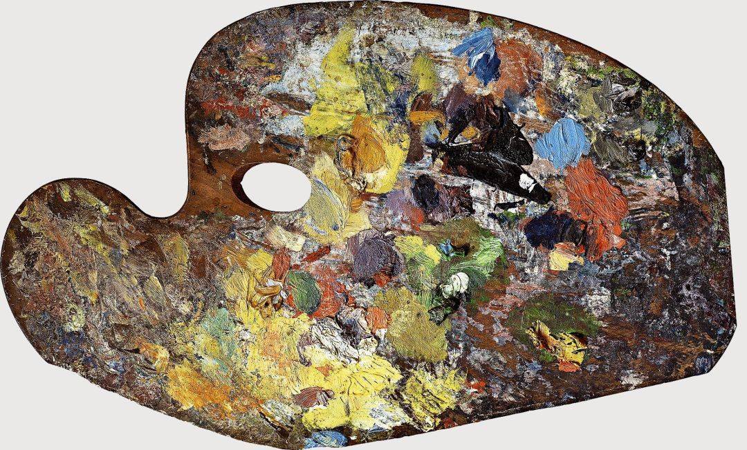 油画基础知识调色板颜色摆放方法