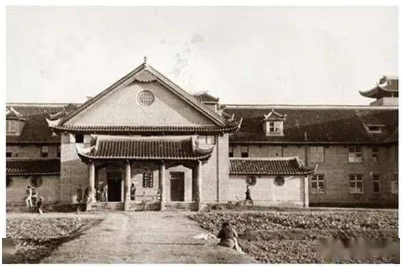 启德堂1928年—1938年(医牙学院楼:东为医科楼,西牙科楼,第八教学楼