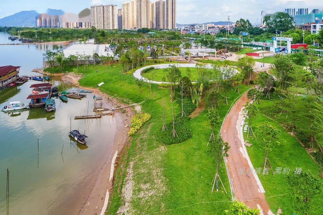 全新北江南岸公园总长15公里或创广东之最,厕所能达五星标准!