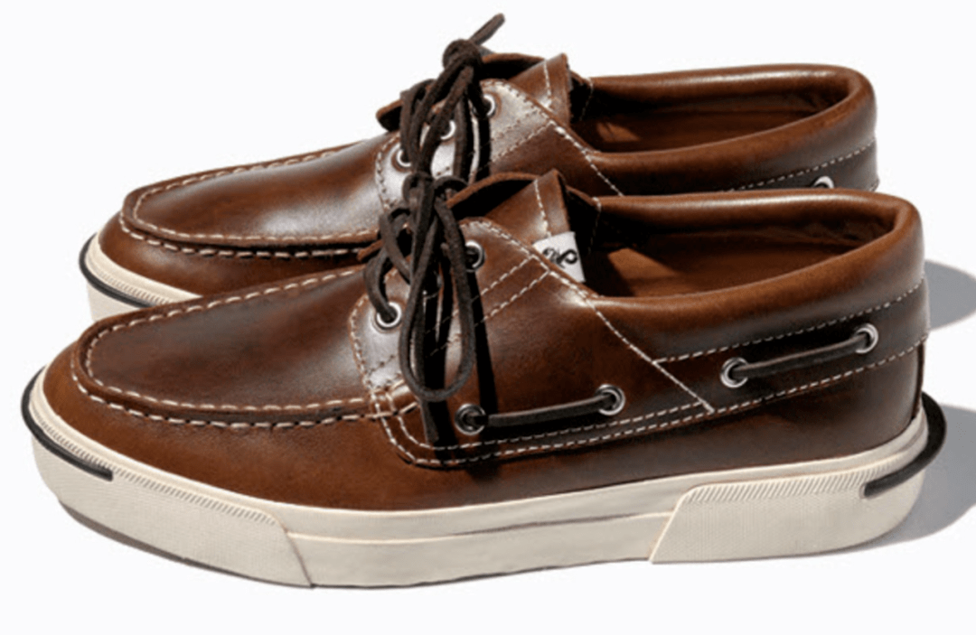 美品】SOPHNET LEATHER DECK SHOES-