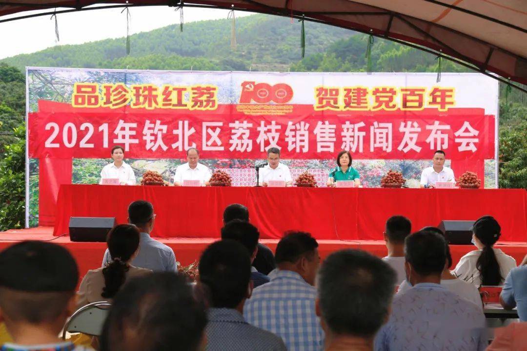 荔枝品种汇聚于此在新棠镇南忠村委江厂荔枝园召开"品珍珠红荔·贺