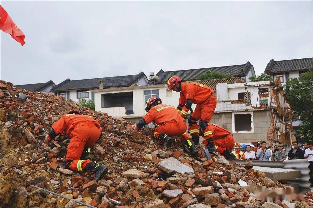 地震应急救援综合演练震撼来袭