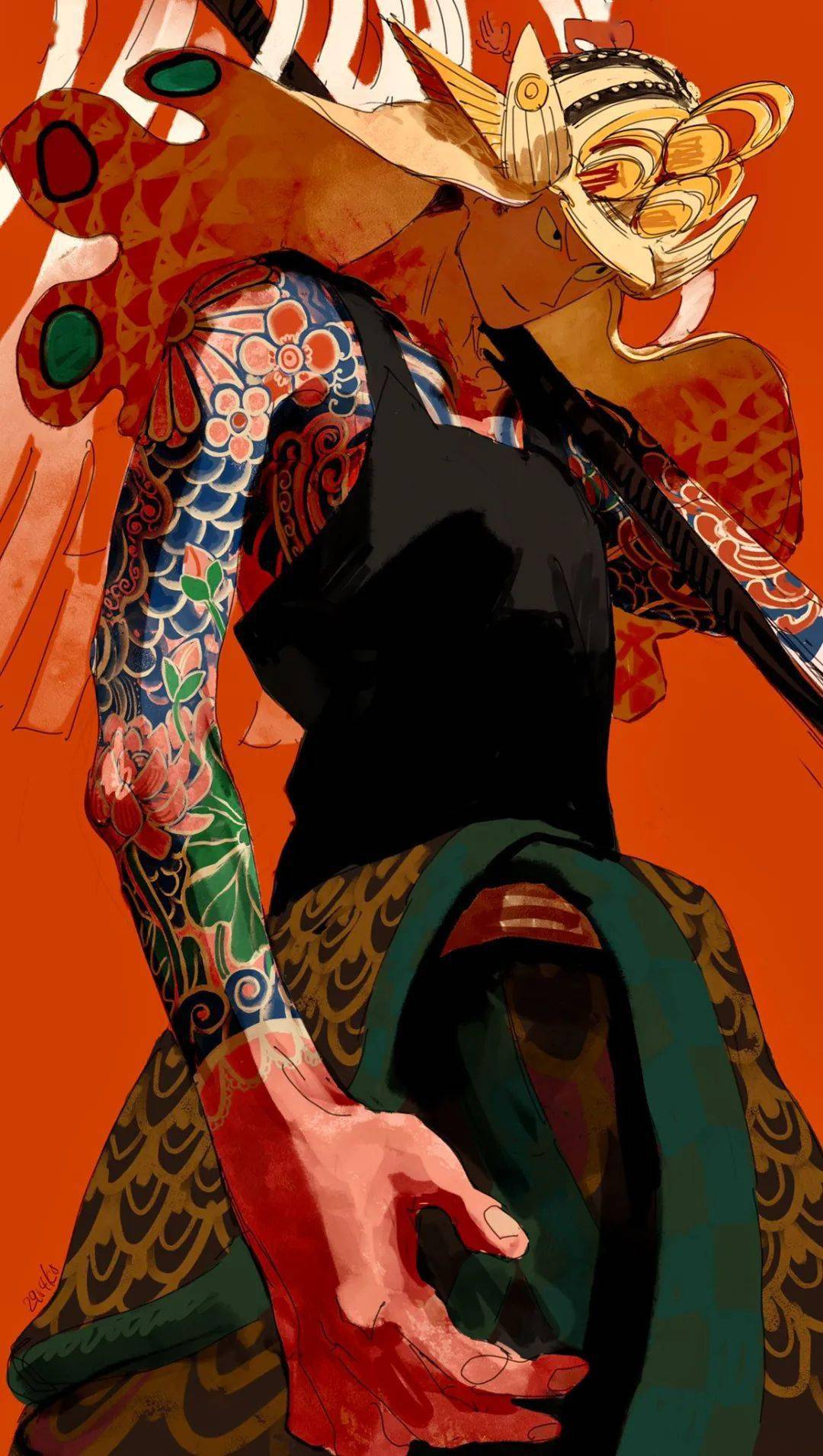 他还是名漫画师,有自己的连载漫画,也会为自己喜欢的动漫人物画漫画