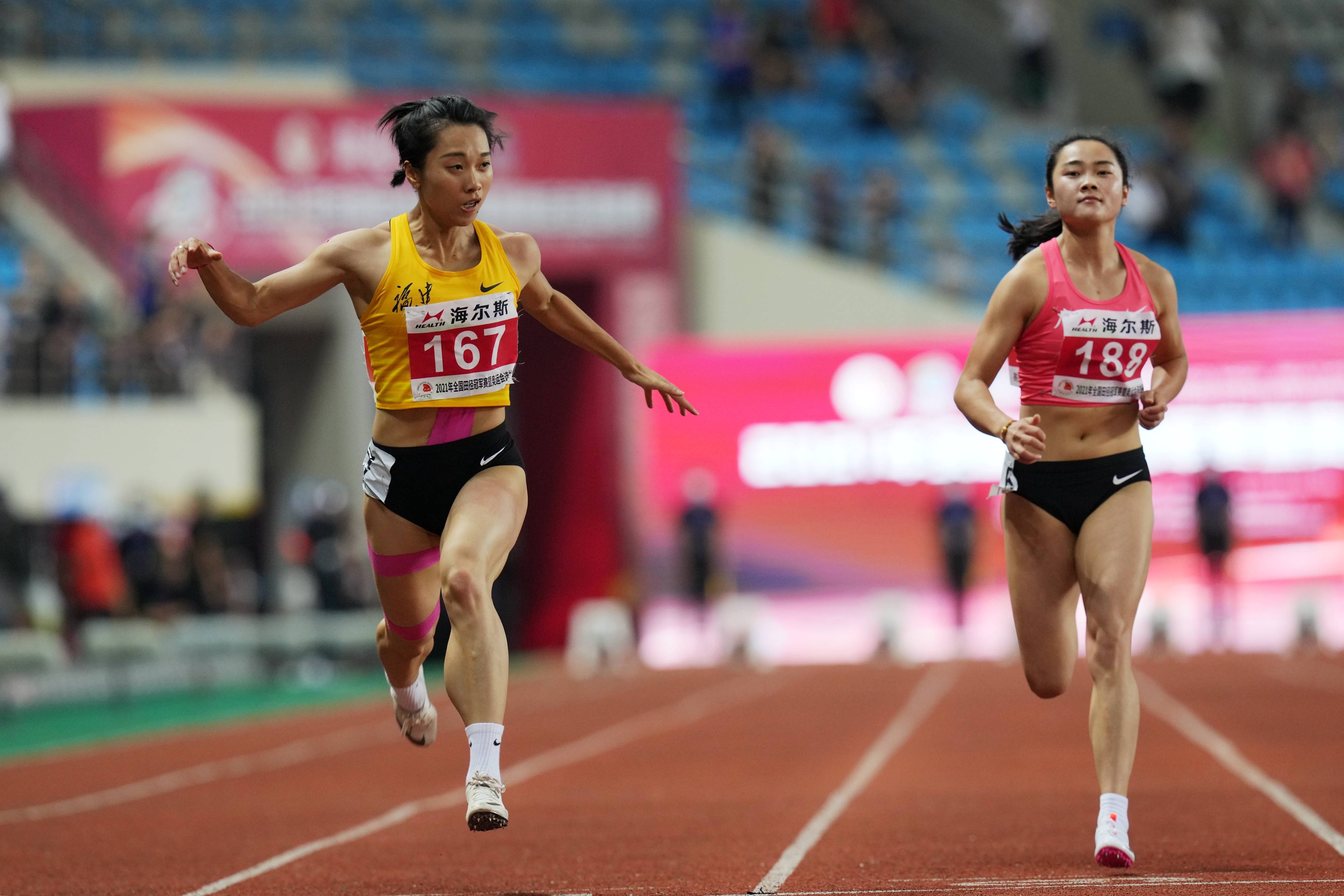 田径——全国锦标赛：葛曼棋获女子200米冠军_福建队