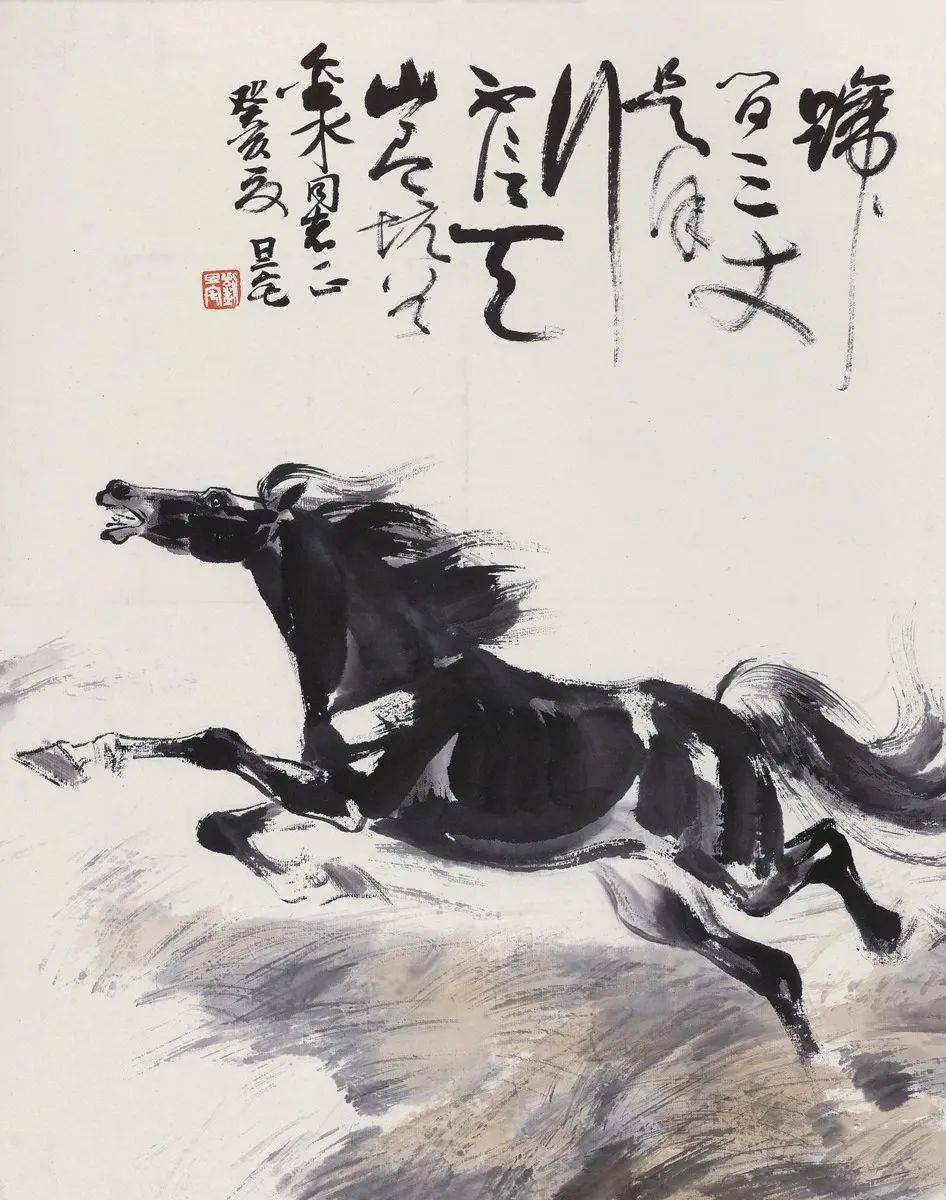 刘旦宅画马,神形兼备!