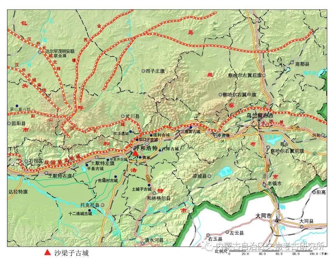 這一時期,西漢王朝在河套地區大量設置郡縣,移民墾殖,形成了一個農業