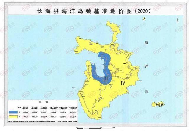 长海县各个岛屿地图图片