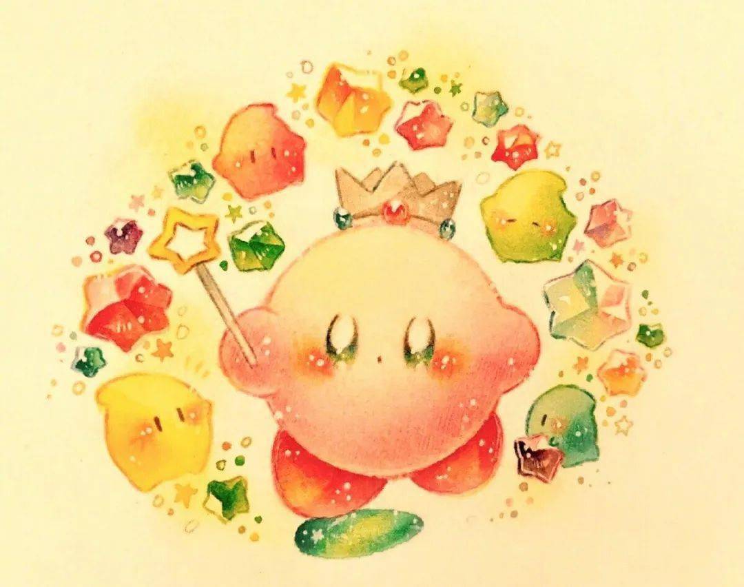 日系彩铅作品温馨又可爱