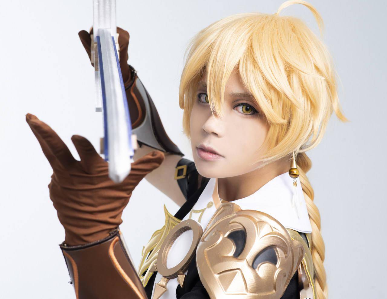 原神旅行者空cosplay