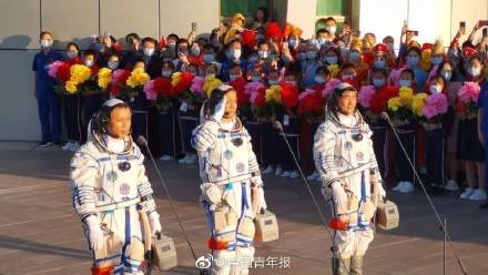 中国|刚刚，聂海胜、刘伯明、汤洪波3名航天员领命出征！
