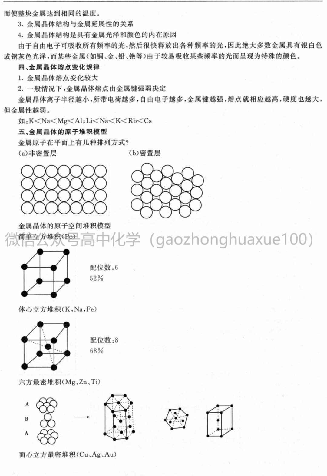 高中化学必修三《物质结构与性质》，高一高二必看！